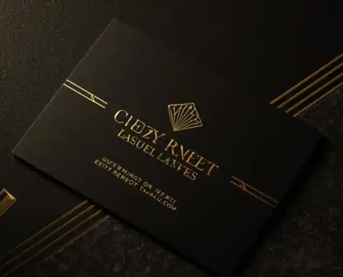 کارت ویزیت تیره و لوکس